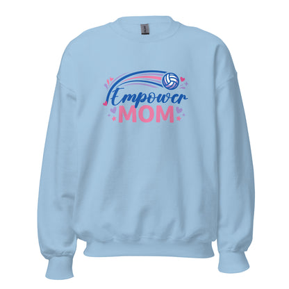 Classic | Sweatshirt | Empower Volleyball Club | Mom Crest Logo