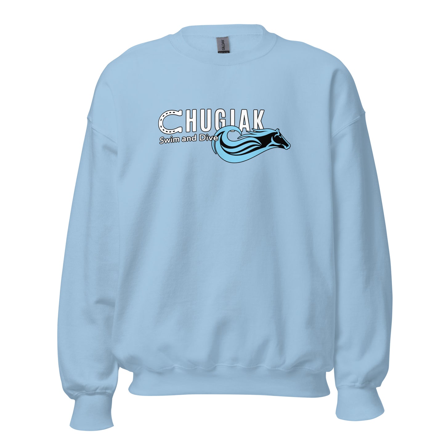 Classic | Sweatshirt | Chugiak Mustang Swim & Dive | Emblem Logo