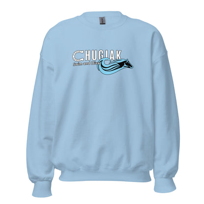 Classic | Sweatshirt | Chugiak Mustang Swim & Dive | Emblem Logo