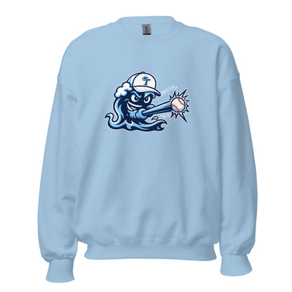 Classic | Sweatshirt | Long Island Tides Baseball | Mascot Logo
