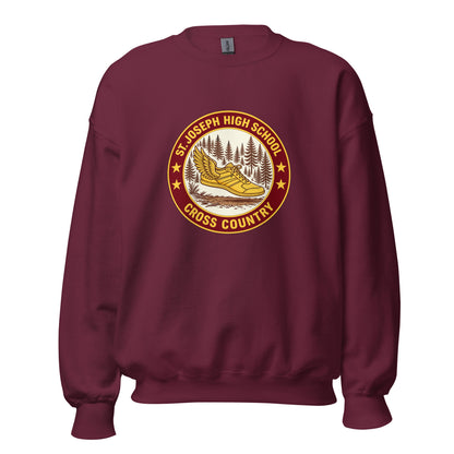 Classic | Sweatshirt | St. Joseph High School - Cross Country | Badge Logo