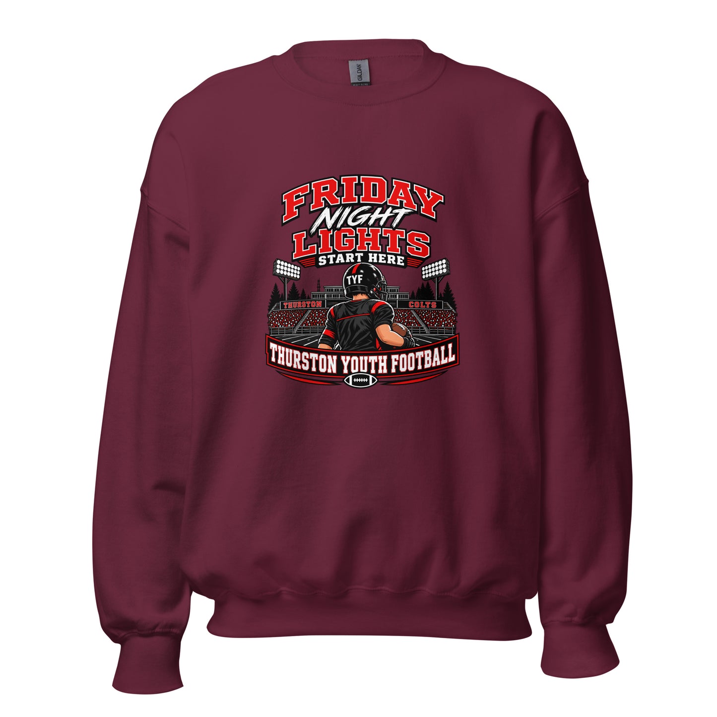 Classic | Sweatshirt | Thurston Youth Football | Vanguard Logo