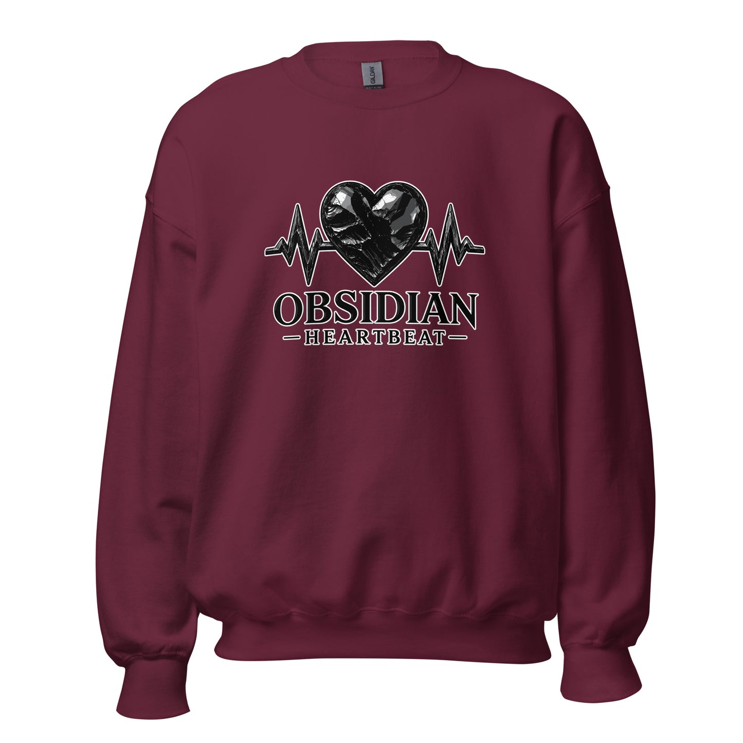 Classic | Sweatshirt | Obsidian Heartbeat | Pulse Athletics Logo