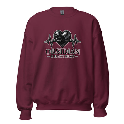 Classic | Sweatshirt | Obsidian Heartbeat | Pulse Athletics Logo