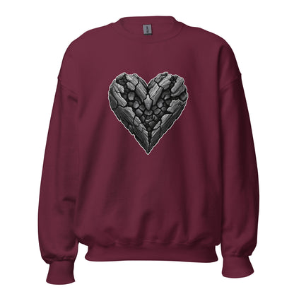 Classic | Sweatshirt | Obsidian Heartbeat | Emblem Logo