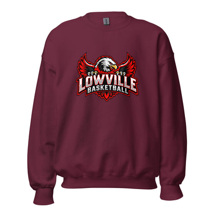 Classic | Sweatshirt | Lowville Girls Basketball | Emblem Logo