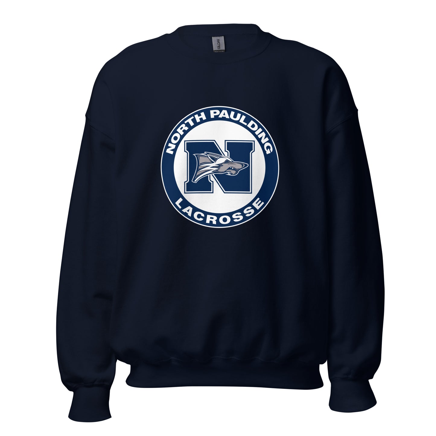 Classic | Sweatshirt | North Paulding Lacrosse | Badge Logo