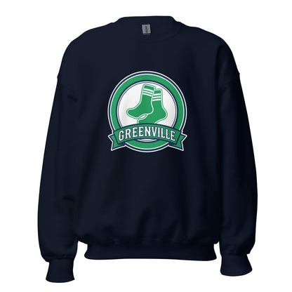 Classic | Sweatshirt | Greenville Sox | Badge Logo