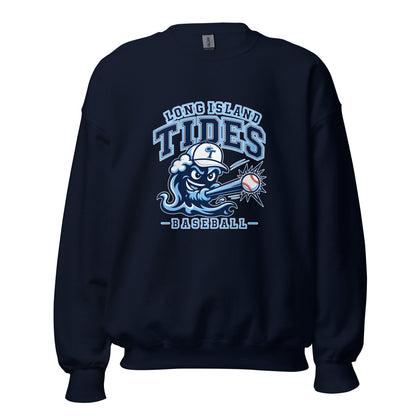 Classic | Sweatshirt | Long Island Tides Baseball | Valor Logo