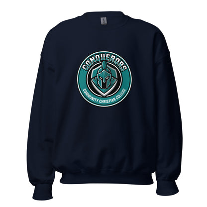 Classic | Sweatshirt | Community Christian College | Badge Logo