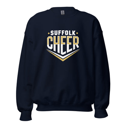 Classic | Sweatshirt | Suffolk University Cheerleading | Emblem Logo