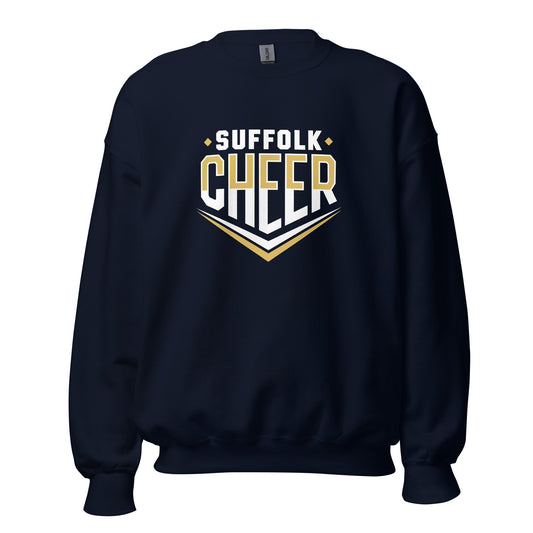 Classic | Sweatshirt | Suffolk University Cheerleading | Emblem Logo