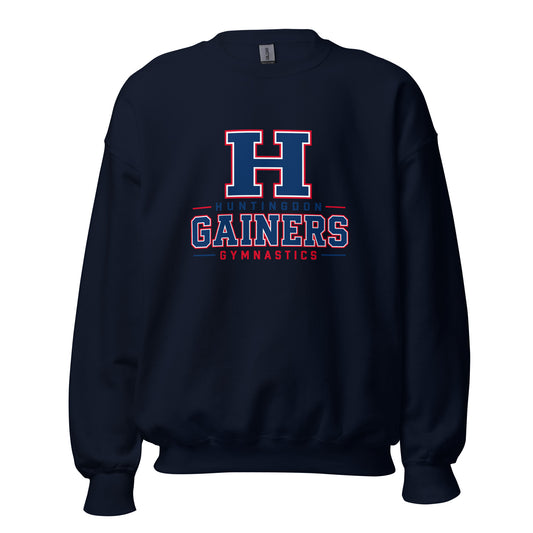 Classic | Sweatshirt | HCC Gymnastics | Gainers Emblem Logo
