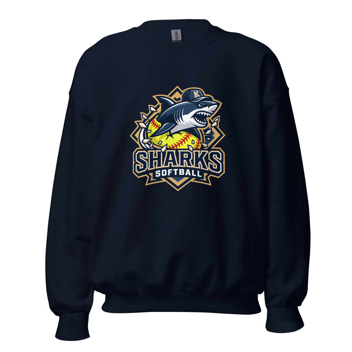 Classic | Sweatshirt | Sharks Diamond Sports | Crest Logo