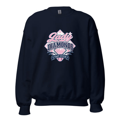 Classic | Sweatshirt | Lady Diamonds | Emblem Logo