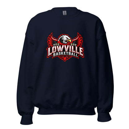 Classic | Sweatshirt | Lowville Girls Basketball | Emblem Logo
