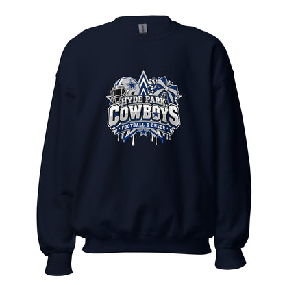 Classic | Sweatshirt | Hyde Park Cowboys | Crest Logo