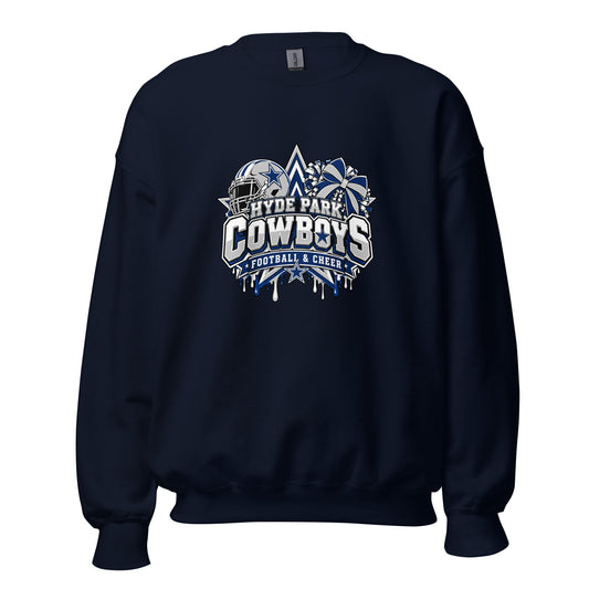 Classic | Sweatshirt | Hyde Park Cowboys | Crest Logo