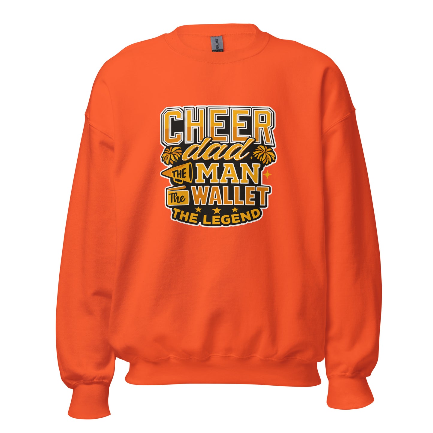 Classic | Sweatshirt | Sunset Surge All-Star Cheerleading | Cheer Dad Legend Logo