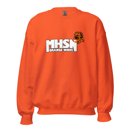 Classic | Sweatshirt | Orange Wave Marching Band | Crest Logo