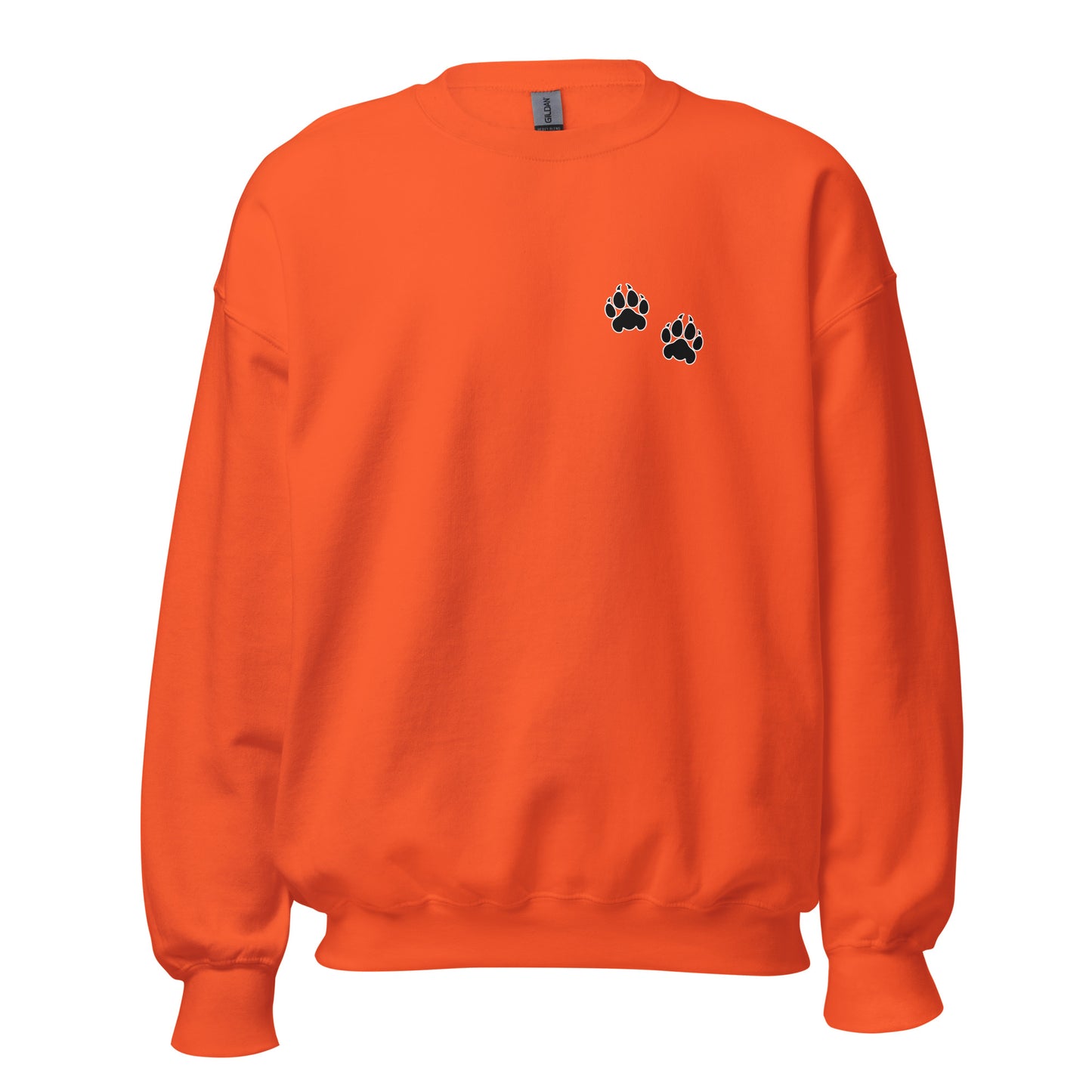 Classic | Sweatshirt | Orange Wave Marching Band | Paw Mark Logo
