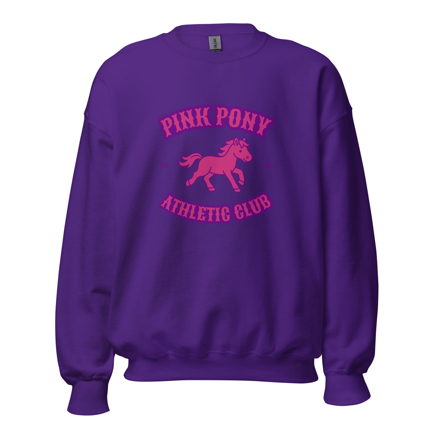 Classic | Sweatshirt | Pink Pony Athletic Club | Crest Logo