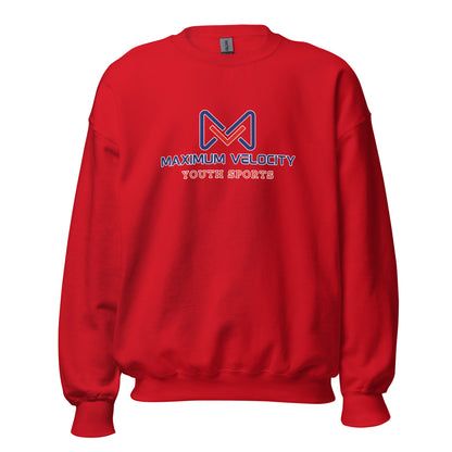 Classic | Sweatshirt | Maximum Velocity Youth Sports | Emblem Logo