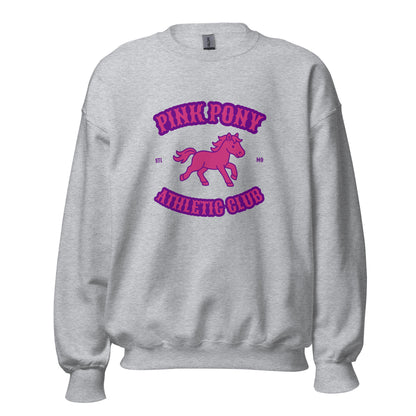 Classic | Sweatshirt | Pink Pony Athletic Club | Crest Logo