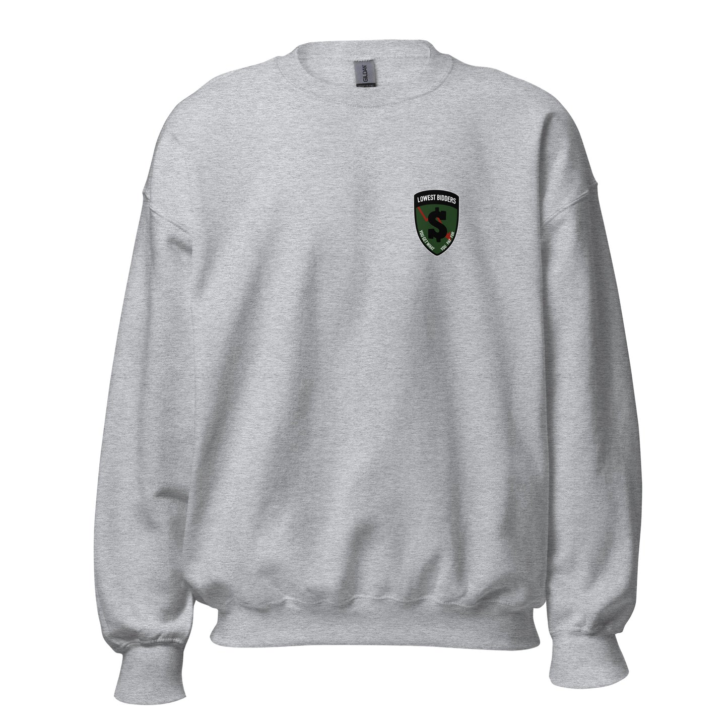 Classic | Sweatshirt | The Lowest Bidders | Shield Logo