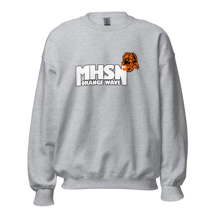 Classic | Sweatshirt | Orange Wave Marching Band | Crest Logo