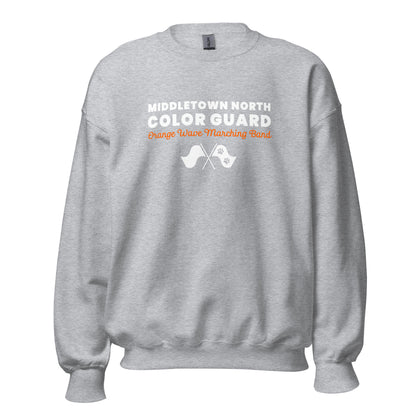 Classic | Sweatshirt | Orange Wave Marching Band | Modern Script Logo
