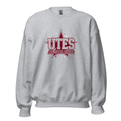 Classic | Sweatshirt | Utes Allstar Cheer | Crest Logo