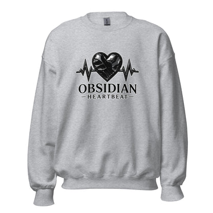 Classic | Sweatshirt | Obsidian Heartbeat | Pulse Athletics Logo