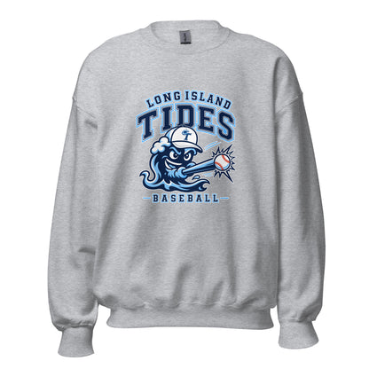 Classic | Sweatshirt | Long Island Tides Baseball | Valor Logo