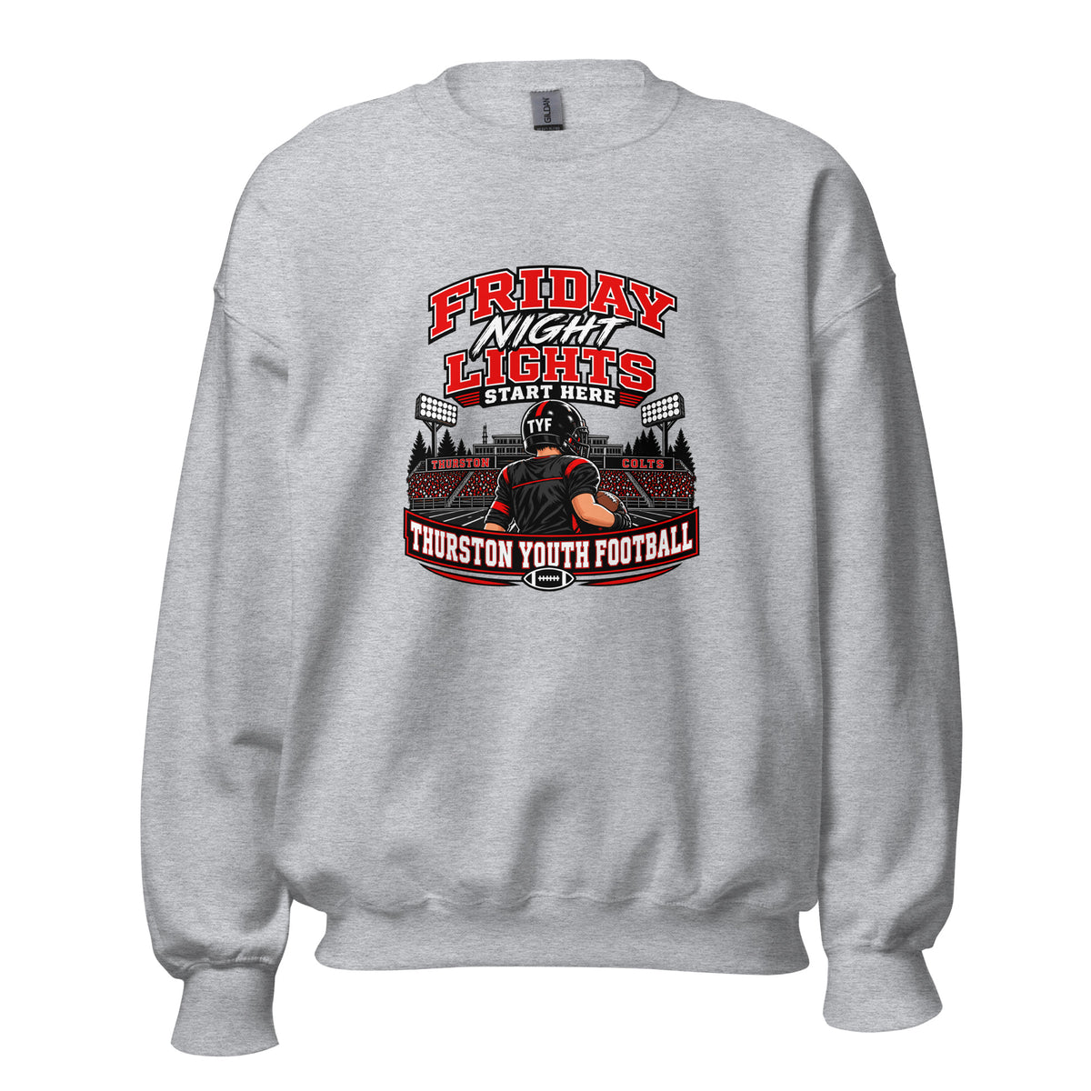 Classic | Sweatshirt | Thurston Youth Football | Vanguard Logo