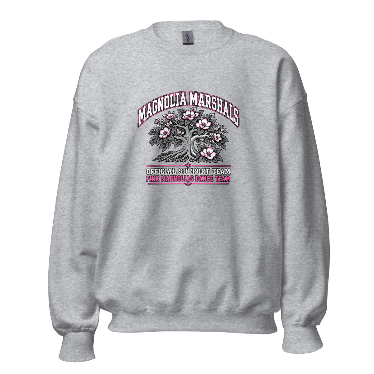 Classic | Sweatshirt | Pink Magnolias Dance | Crest Logo