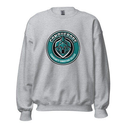Classic | Sweatshirt | Community Christian College | Badge Logo