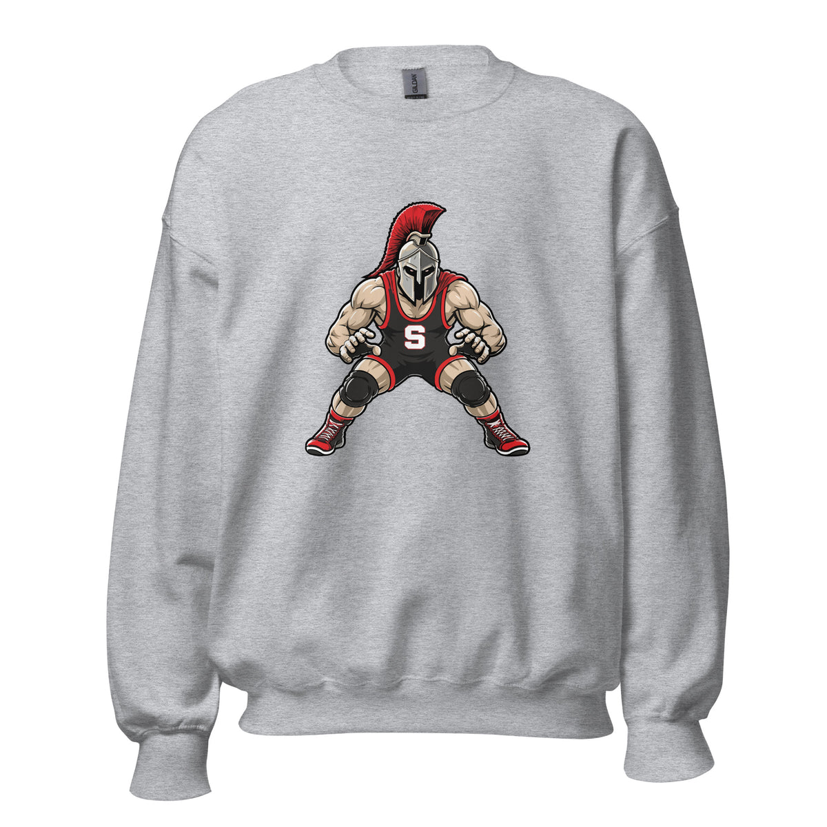 Classic | Sweatshirt | Spartan Wrestling Club | Mascot Logo