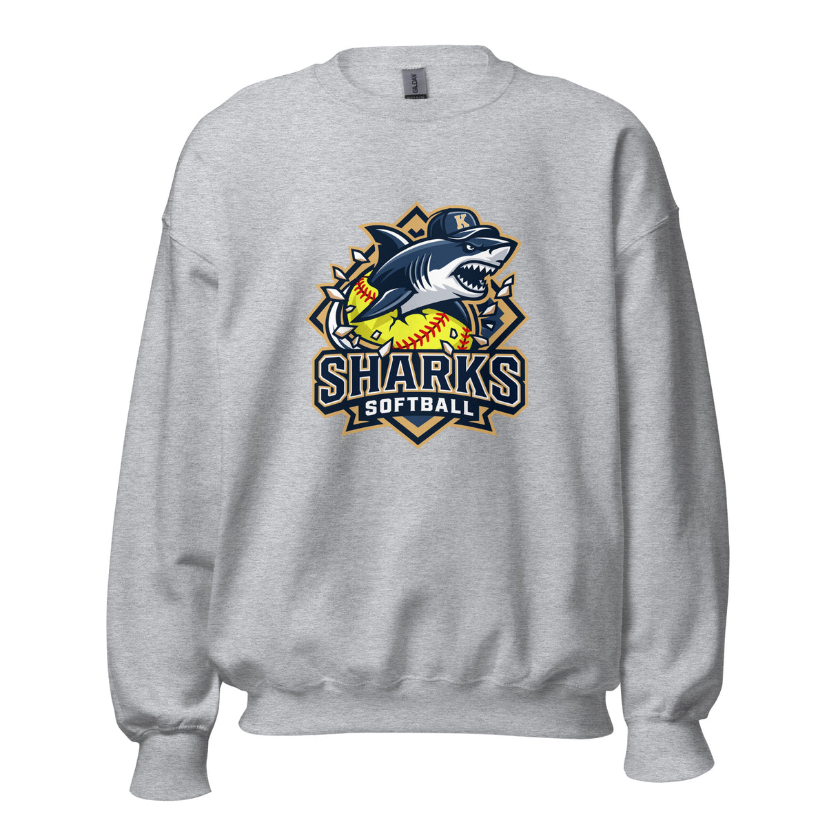 Classic | Sweatshirt | Sharks Diamond Sports | Crest Logo