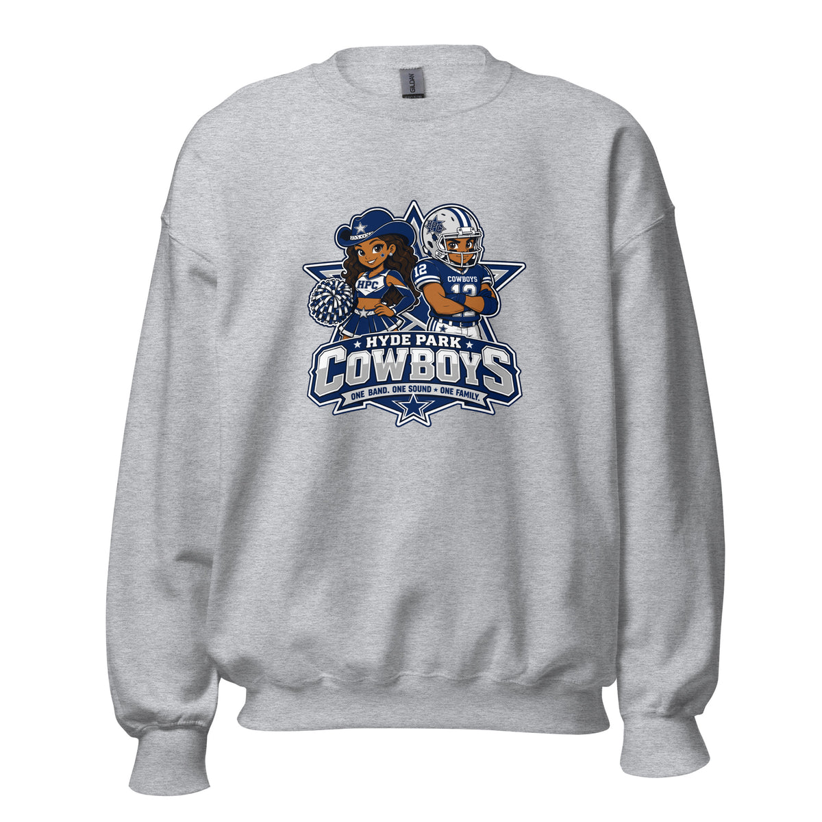 Classic | Sweatshirt | Hyde Park Cowboys | Vanguard Logo