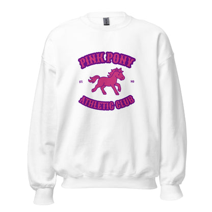 Classic | Sweatshirt | Pink Pony Athletic Club | Crest Logo