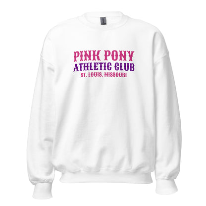 Classic | Sweatshirt | Pink Pony Athletic Club | Athletic Wordmark Logo