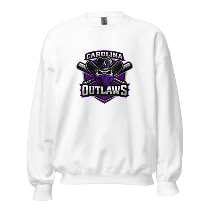 Classic | Sweatshirt | Carolina Outlaws Baseball | Shield Logo