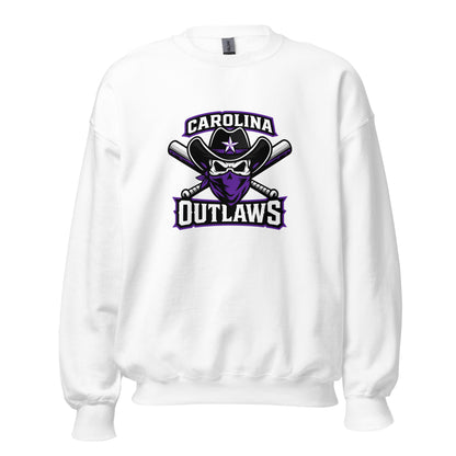 Classic | Sweatshirt | Carolina Outlaws Baseball | Crest Logo