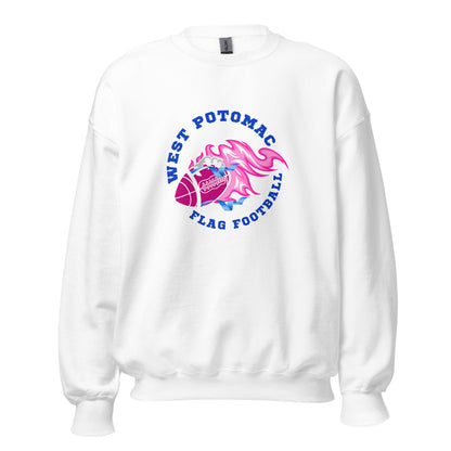 Classic | Sweatshirt | West Potomac Flag Football | Crest Logo