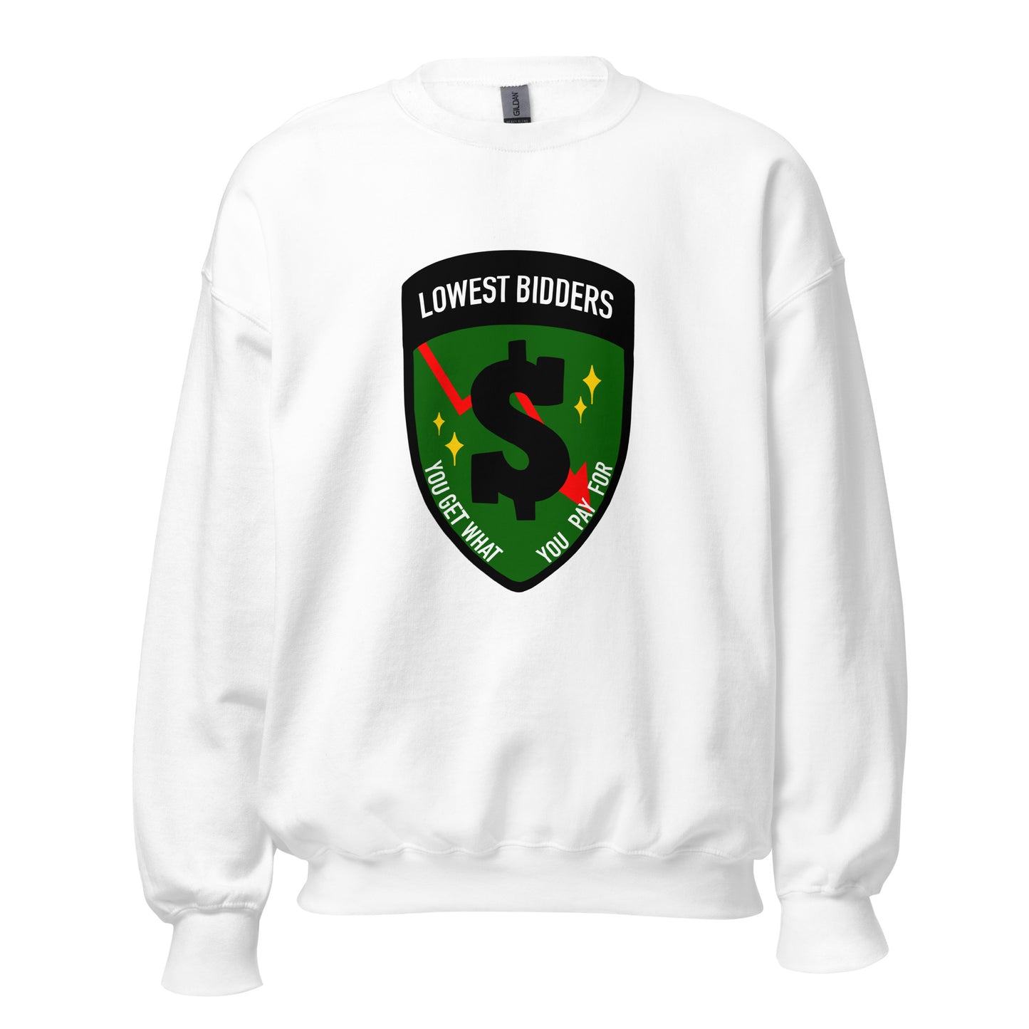 Classic | Sweatshirt | The Lowest Bidders | Emblem Logo
