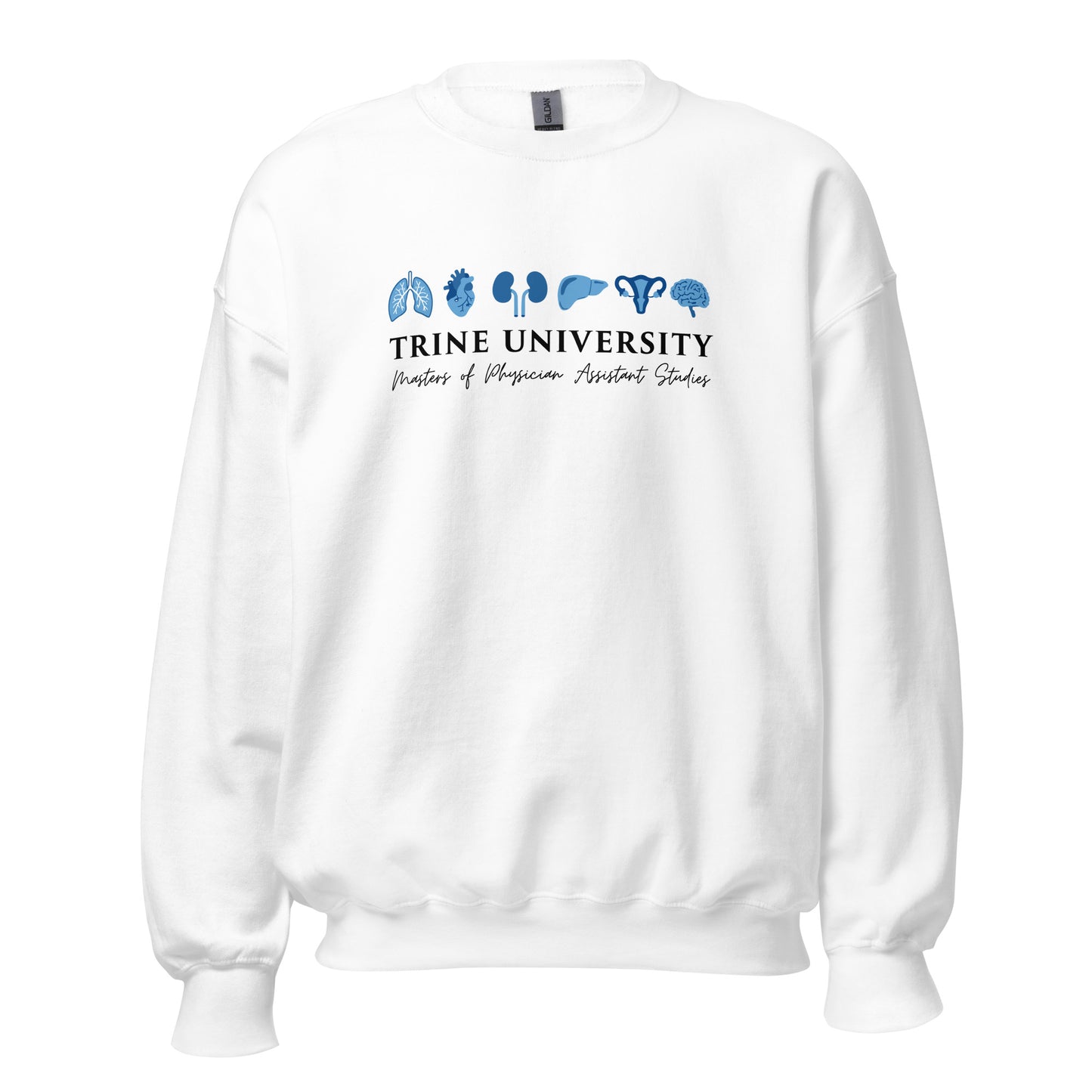 Classic | Sweatshirt | Trine PA program | Modern Script Logo
