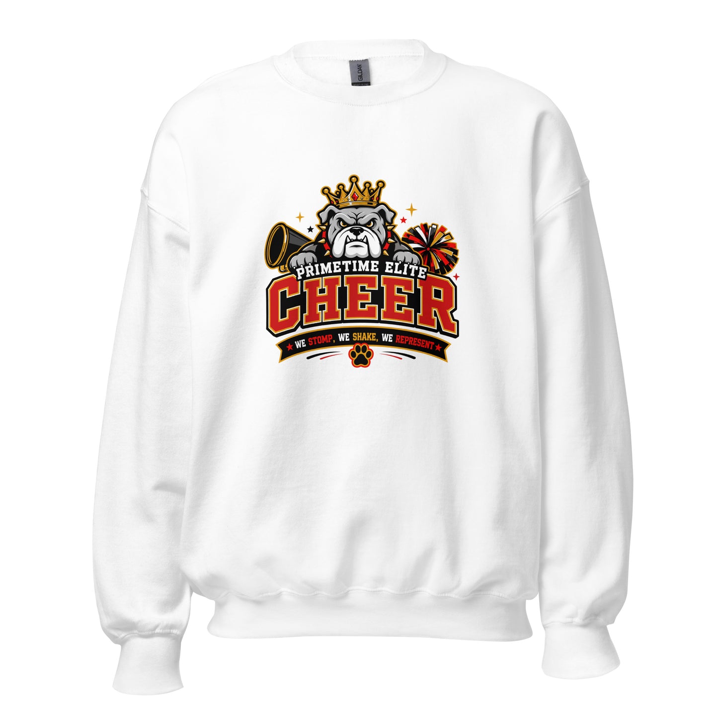 Classic | Sweatshirt | PTE Bulldog Cheer | Crest Logo