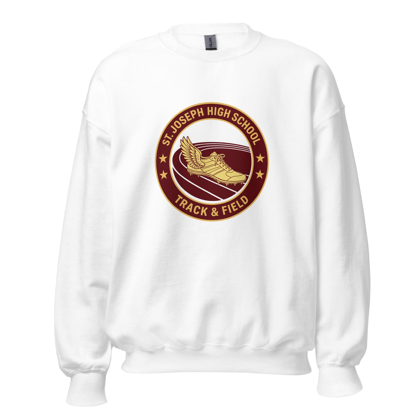 Classic | Sweatshirt | St. Joseph High School - Track & Field | Badge Logo