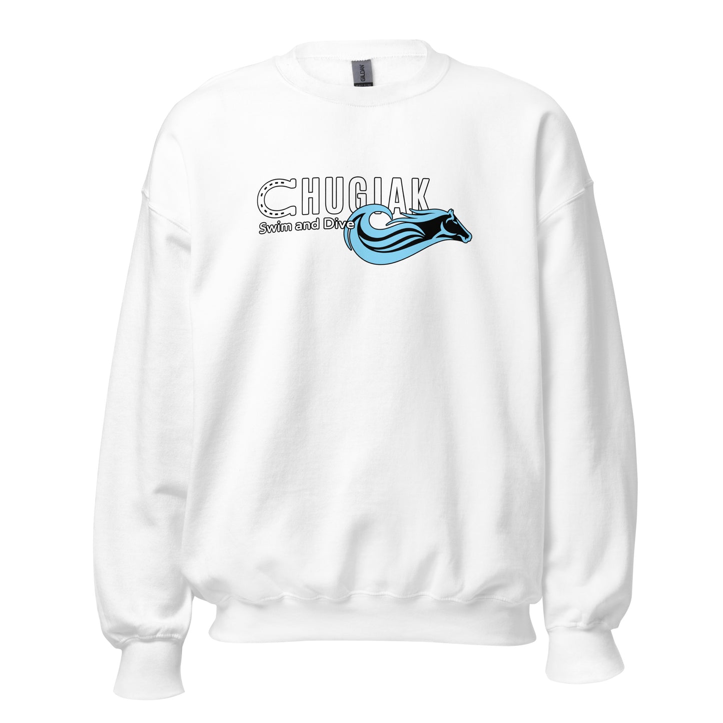 Classic | Sweatshirt | Chugiak Mustang Swim & Dive | Emblem Logo